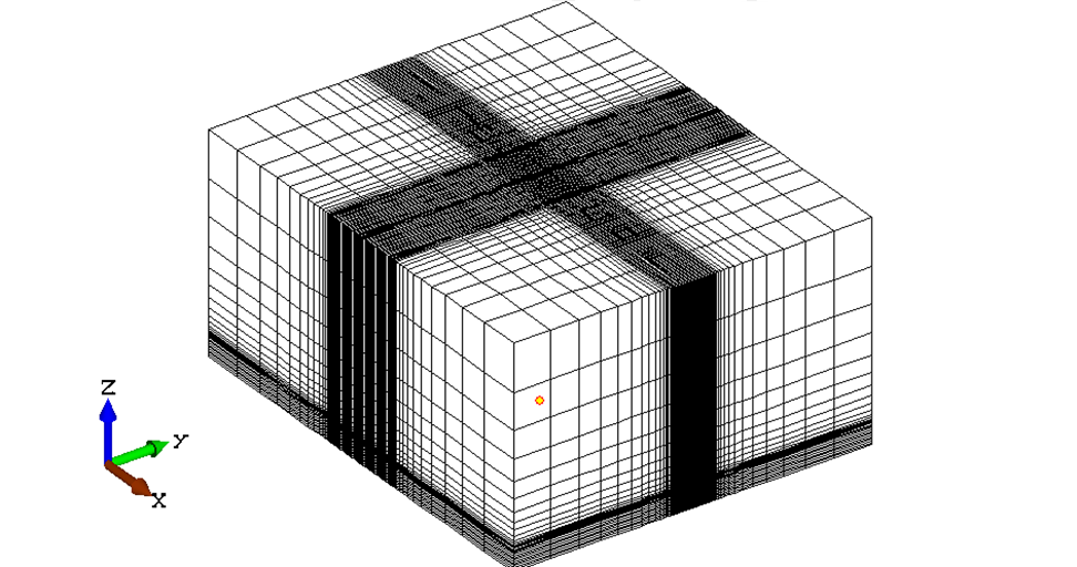 図2-1.メッシュ図 全体