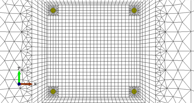 図2-2.メッシュ図(電線拡大図)