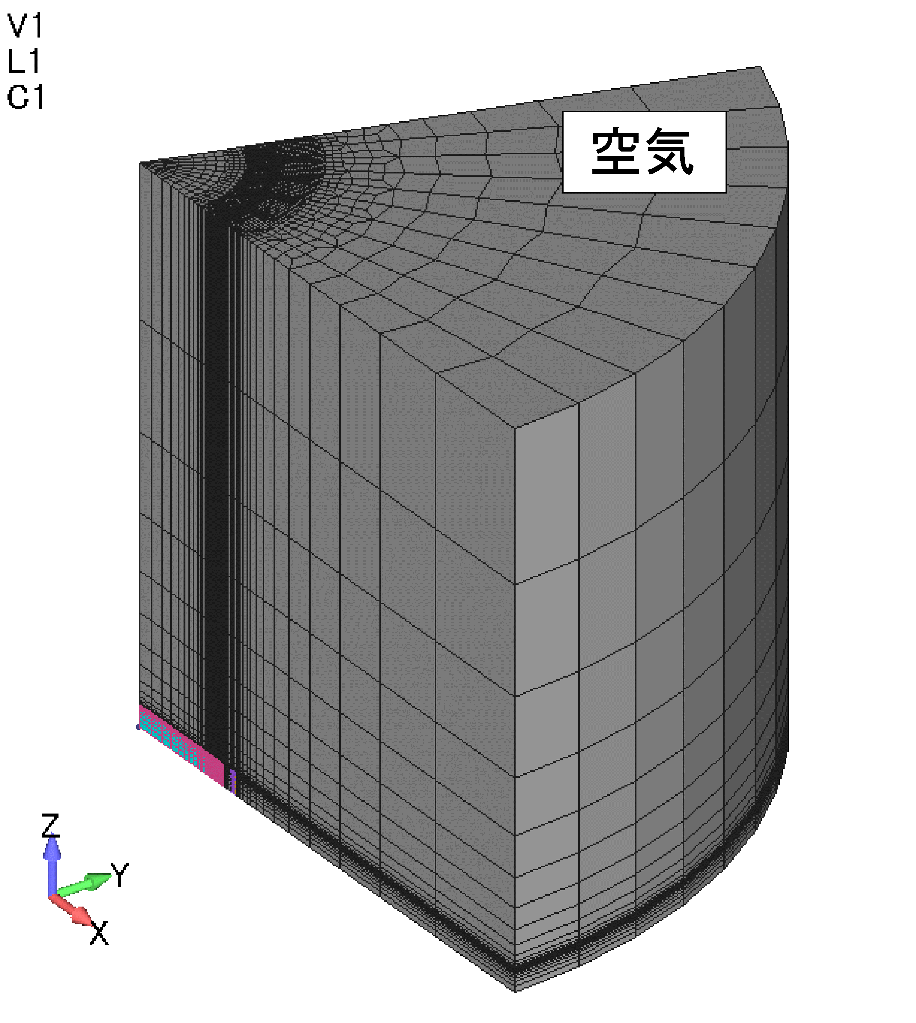 メッシュ図全体